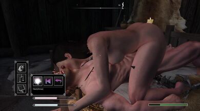 Fucking Alva in the Ass with a Cock Made of Blood