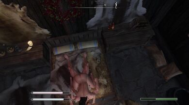 Fucking Alva in the Ass with a Cock Made of Blood