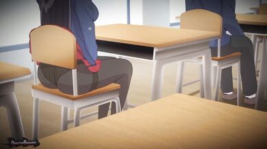 Horny College Girl Secretly Screwing Her Tutor in the School Library - Komi-San HMV