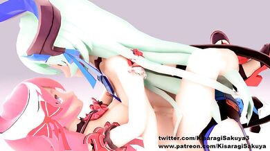 Hentai Porn: Liliya and Rozaliya (Part 2) Iwaras Cumshot Surprise