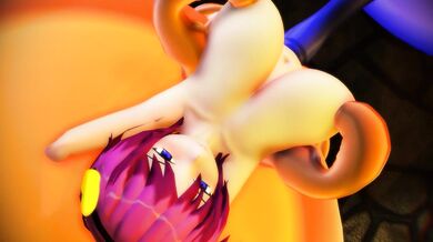 Squishy Shackles: Satori Komeiji Rough-Housed by Jiggly Foes in MMD Porn Parody