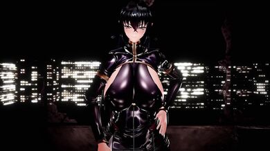 Horny Demoness Taimanin HMV Releases Big Bangs on Benga's Dick and Ass