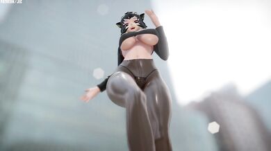 Kali Gets Whipped to Red Hot Fusion Sex with RWBY Boys!