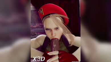 Blowjob Queen Cammy in Non-Stop X3D Action!