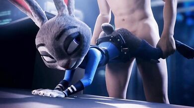 Furry Cop Slut Gets Banged by Entire Police Force in 'PUSH IT' XXX Parody