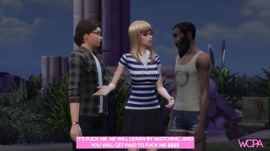 Blonde Gets Gangbanged by a Group of Homeless Men while Her Boyfriend Watches