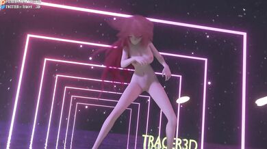 Naked Yae Miko Genshin's Intense Collision with a Vehicle and Running Away