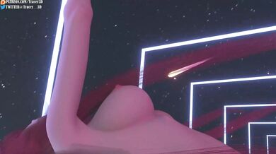 Naked Yae Miko Genshin's Intense Collision with a Vehicle and Running Away