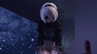 2B and her Human Sex Toy [SKRev][Uncensored]