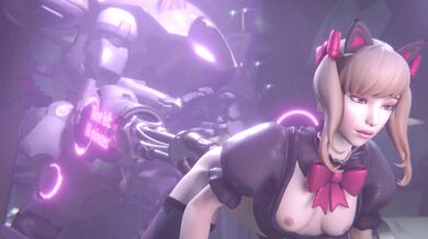 D.Va's Sex Toy Adventure in the Mech [Ultra HD]