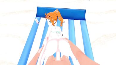 Pokemon creampies Sonia in a hot hentai video!