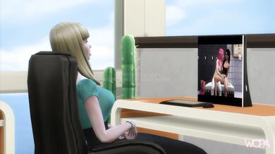 Blonde Banged in the Office: A Desperate Search for Employment
