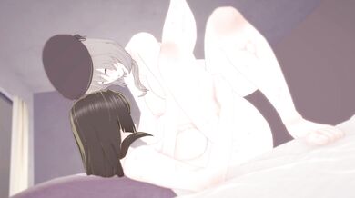 Shiho and Chiyo's Naked Debut in Part 1 of Nishizumi Nudes