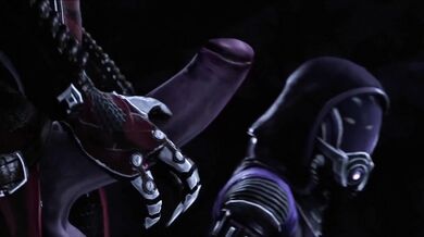 Futanari Quarian Solo Playtime
