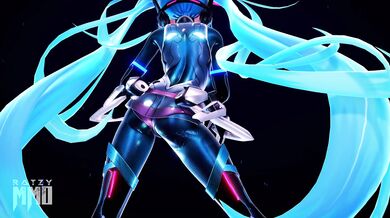 Ass-Blasting Miku's Spaced-Out Panties!