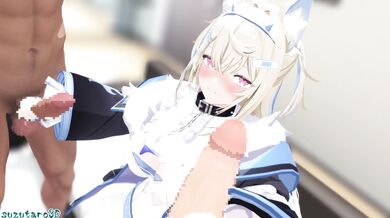 Suzutaro Gets Fucked by a Double Handjob