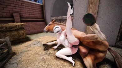 - Big Stallion's Double Penetration Orgy for the Filthy Whore