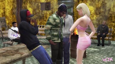 Beggars Can't Be Choosers: Lean, Rich Blonde Slut Fucks the Poor in a Brazilian Favela