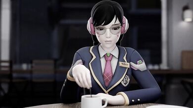D.va's Short But Sweet Orgasmic Adventures