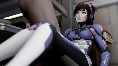 D.va's Short But Sweet Orgasmic Adventures
