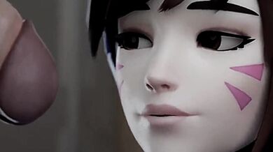 D.va's Short But Sweet Orgasmic Adventures