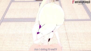 Pornographic video of the Naruto series, where Ino Yamanaka performs various sexual acts with her partner, while dressed as a ninja