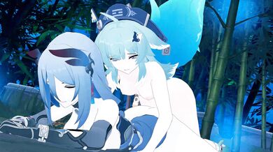 Pure XXX: Hanya and Huohuo (Lluanhyperzero)