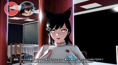 Sex-Crazed Schoolgirl Atago Gets Fucked by Her Four Lustful Classmates in the Backroom of Their High School