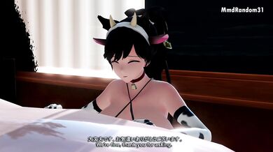 Sex-Crazed Schoolgirl Atago Gets Fucked by Her Four Lustful Classmates in the Backroom of Their High School