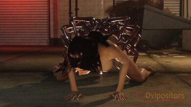 Lara's Intergalactic Fuckfest with a Huge Tentacled Beast