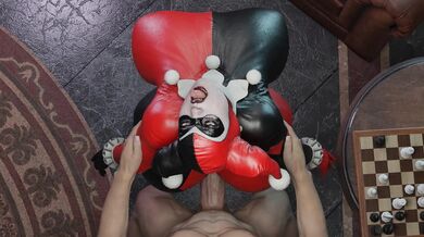 Harley Quinn (Classic Outfit) Fucked from Behind (Sound) - White