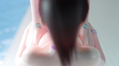 D.Va and Mercy Get Wet and Wild