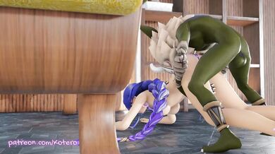 Hilichurl's Wet Dream: Raiden's Reckless Romp with the Waifu Slayer