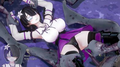 Rewritten: Sexy Holy Knight Ricca is fucked hard by a horny ghoul in the shrine, non-stop until she explodes with pleasure