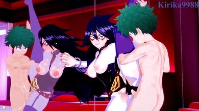 My Hero Academia - Nemuri Kayama (Midnight) ravages Izuku Midoriya in a Hotel Room