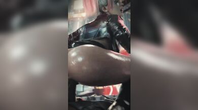 Harley Quinn vs Juliet Starling in a Wet and Intense Threesome