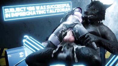 Tali Gets Knocked Up by a Horny Werewolf [Rekin3D]