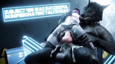 Tali Gets Knocked Up by a Horny Werewolf [Rekin3D]