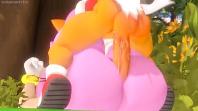 Sonic the Hedgehog Gets Fucked in a Gangbang Orgy