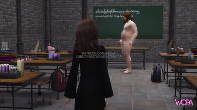 [TRAILER] Hermione's Secret Lust for Hagrid's Giant Cock Revealed in the Classroom!