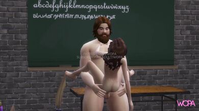 [TRAILER] Hermione's Secret Lust for Hagrid's Giant Cock Revealed in the Classroom!
