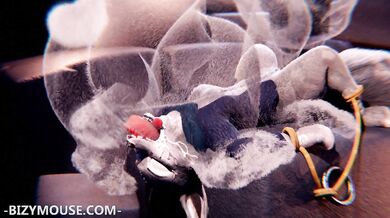 Lustful Love Making Between Buxom Zhen and Handsome Maw, with the Help of a Stuffed Toy Mouse!