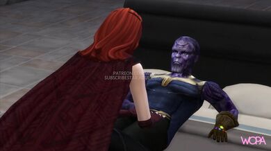 [TRAILER]  Thanos vs Scarlet Witch - A Cosmic Orgy of Power and Lust