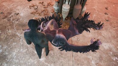 Mighty Crocodilian Futa Cumming on Majestic Bird of Massive Proportions