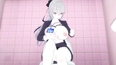 Bronya's Bug-Eyed Nipple Fuck Fest