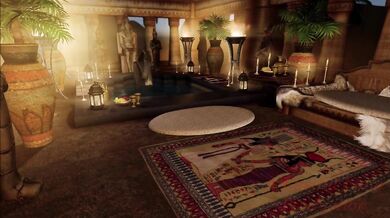 The Adventures of the Skyrim Princess and her Egyptian Queen: Carmella Gets Fucked by Monstrous Creatures in a 3D Hentai Porn Video