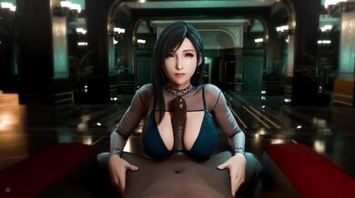 Tifa's Masterful Titty Fucking Skills Revealed [Black and Pewposterous]