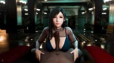 Tifa's Masterful Titty Fucking Skills Revealed [Black and Pewposterous]