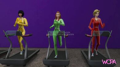 [TRAILER]  Totally Spies - Gym Bathroom Lesbian Sex!