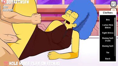 Slutty Marge Gets a Cream Pie in the Hole at the Whorehouse